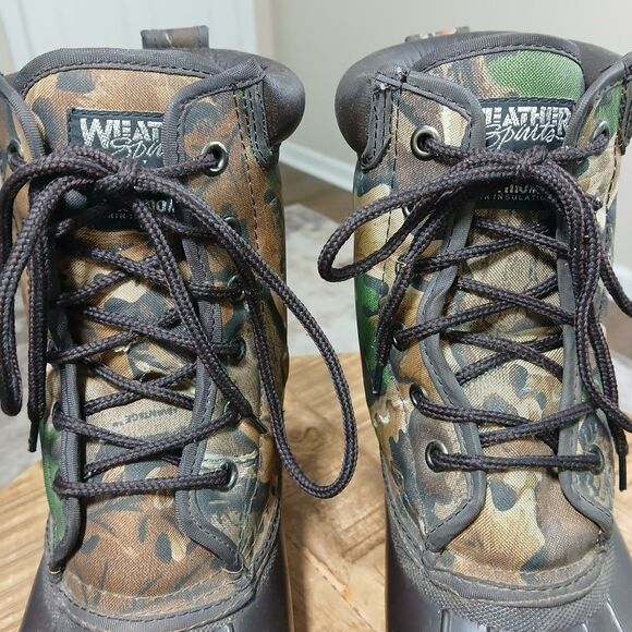 ​Men\'s Weather Spirits Camo Duck Boots Size 10 Insulated Steel Shank Waterproof main image 16